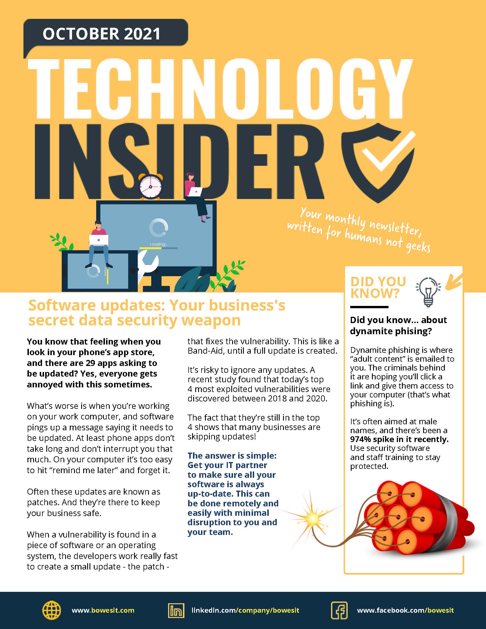 Bowes IT Niagara IT Support Oct 2021 Technology Insider