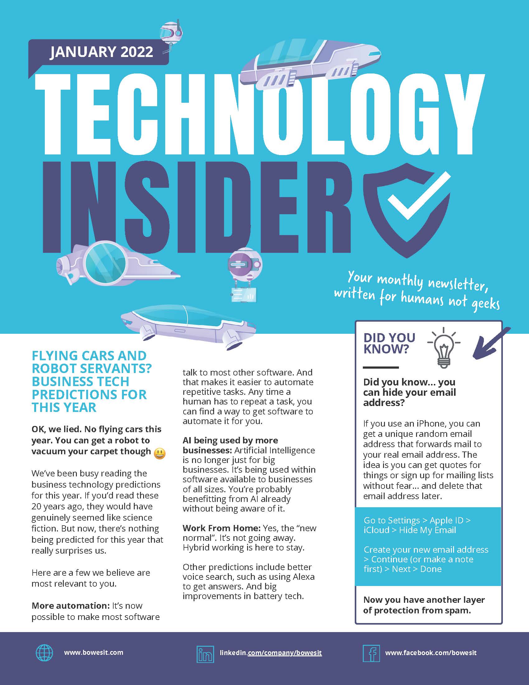 Bowes IT Niagara IT Support January 2022 Technology Insider